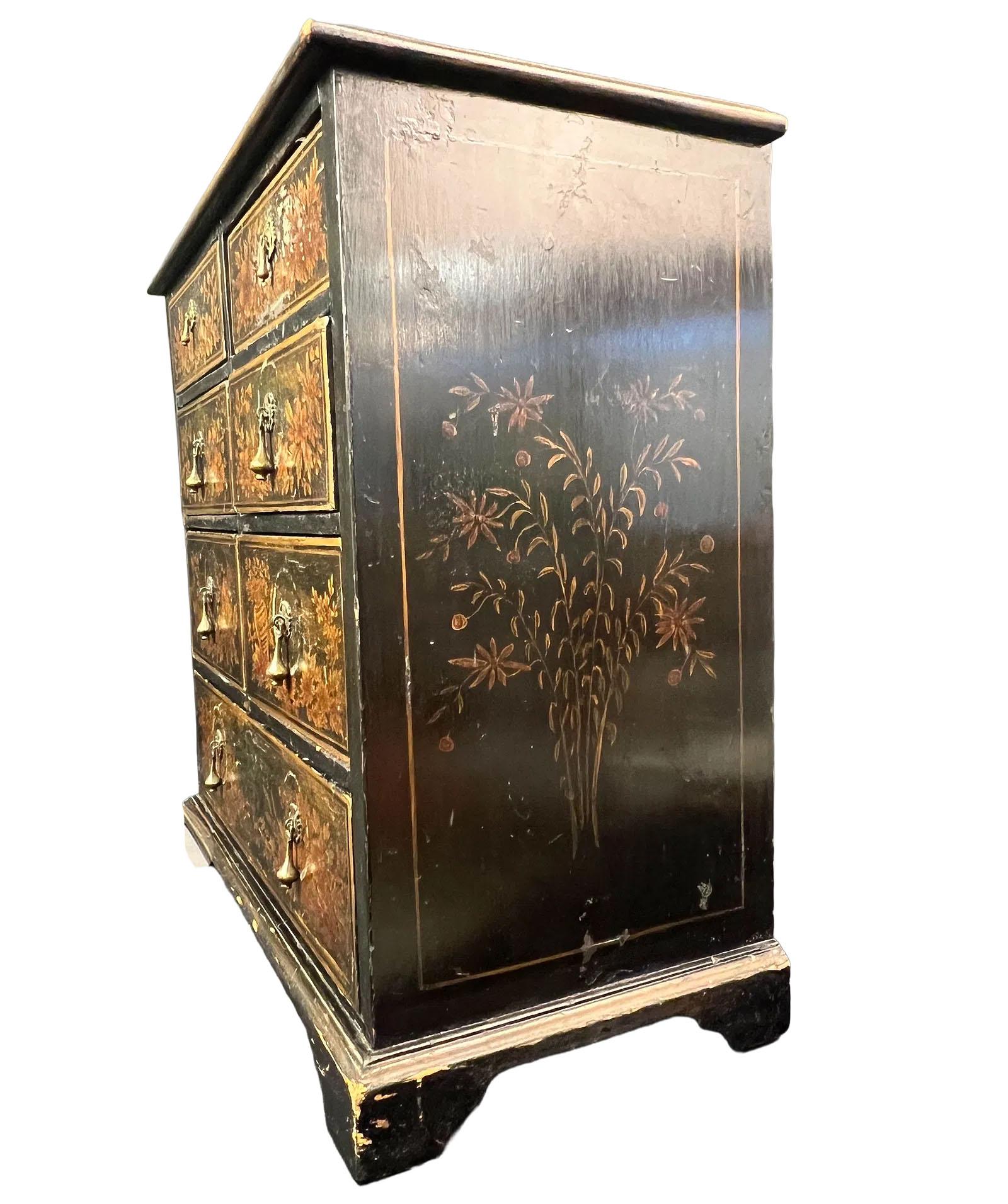 Inglese Gabinetto delle spezie inglese del XIX secolo a sette cassetti in vendita