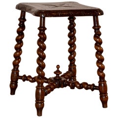 19th Century English Shaped Stool