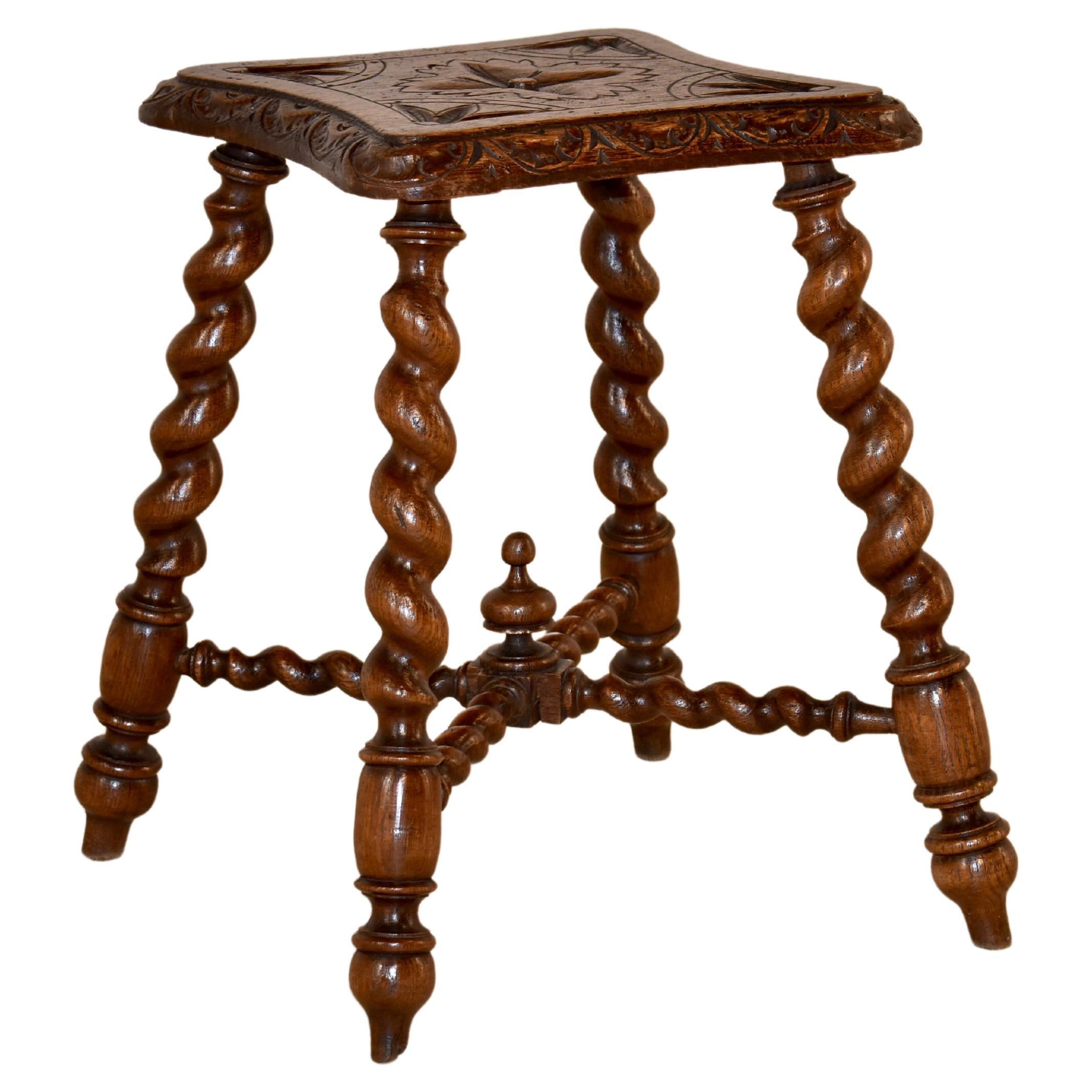 19th Century English Shaped Stool