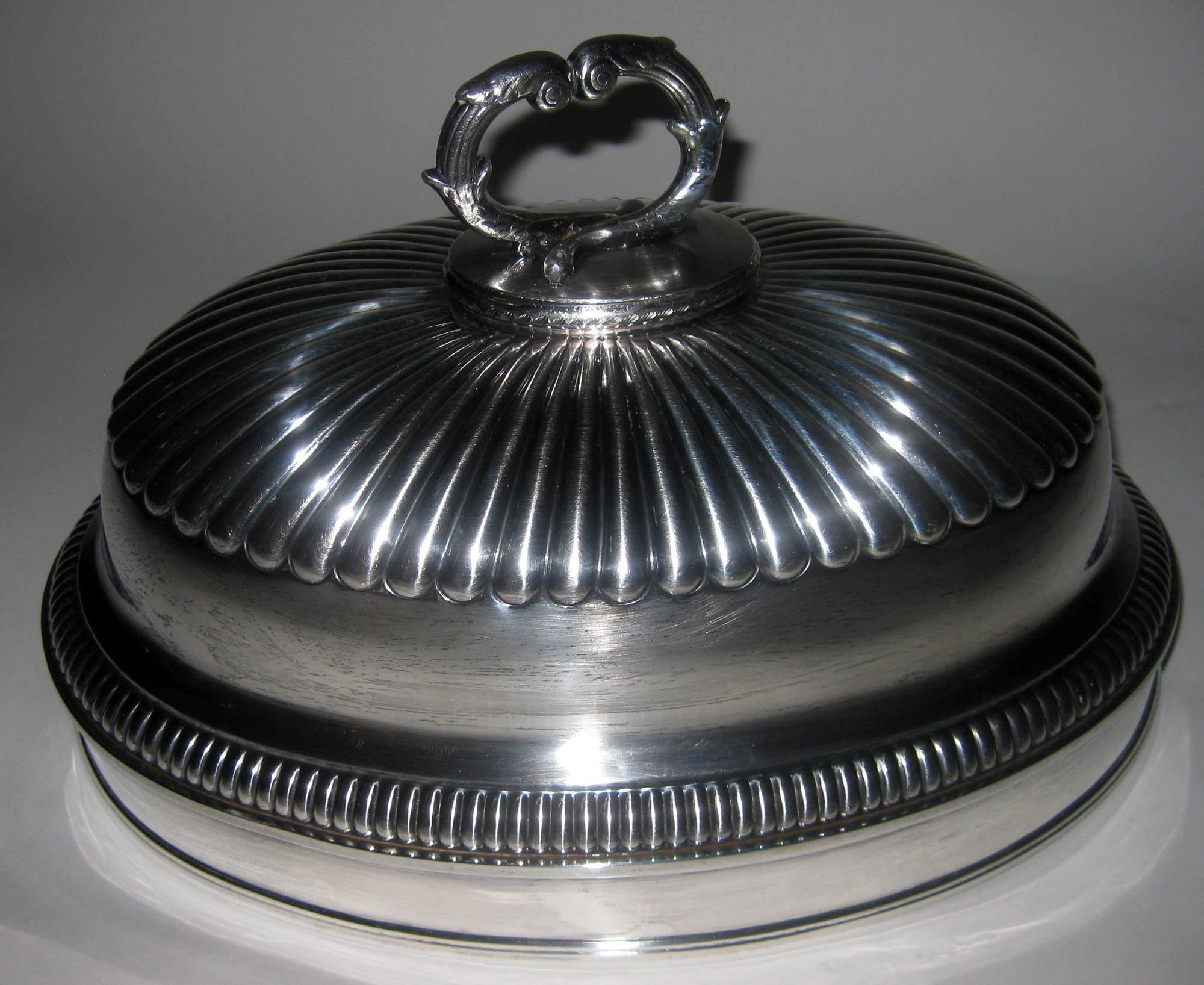 Late 19th Century 19th Century English Sheffield Meat Dome