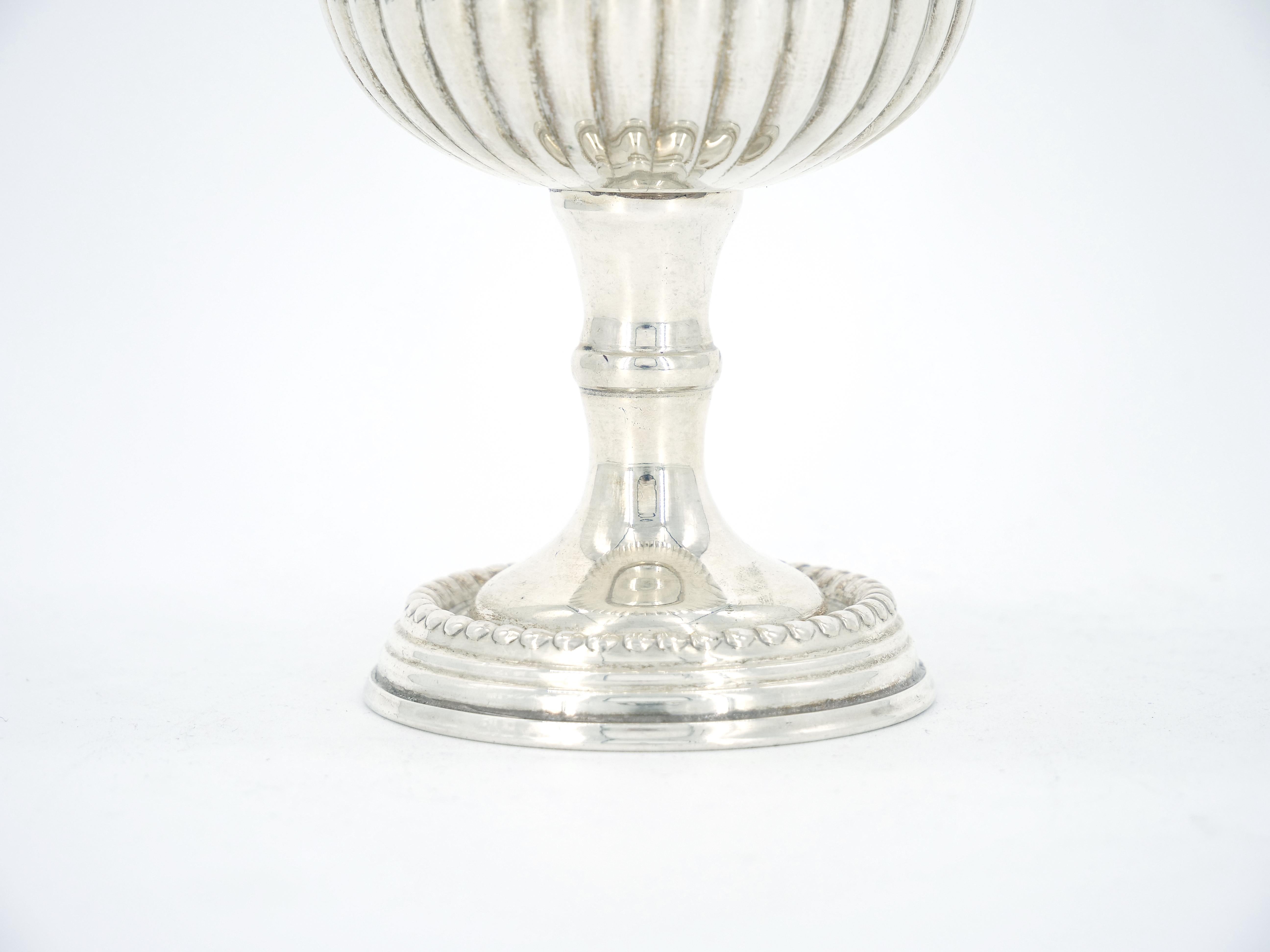 Victorian 19th Century English Sheffield Silverplate Chalice