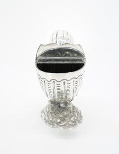 19th Century English Sheffield Silverplate Nautilus Shaped Spoon Warmer