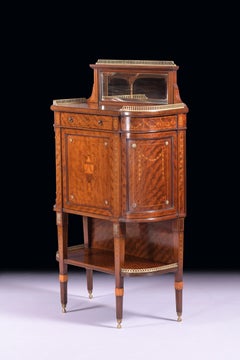 19th Century English Side Cabinet by Edwards & Roberts