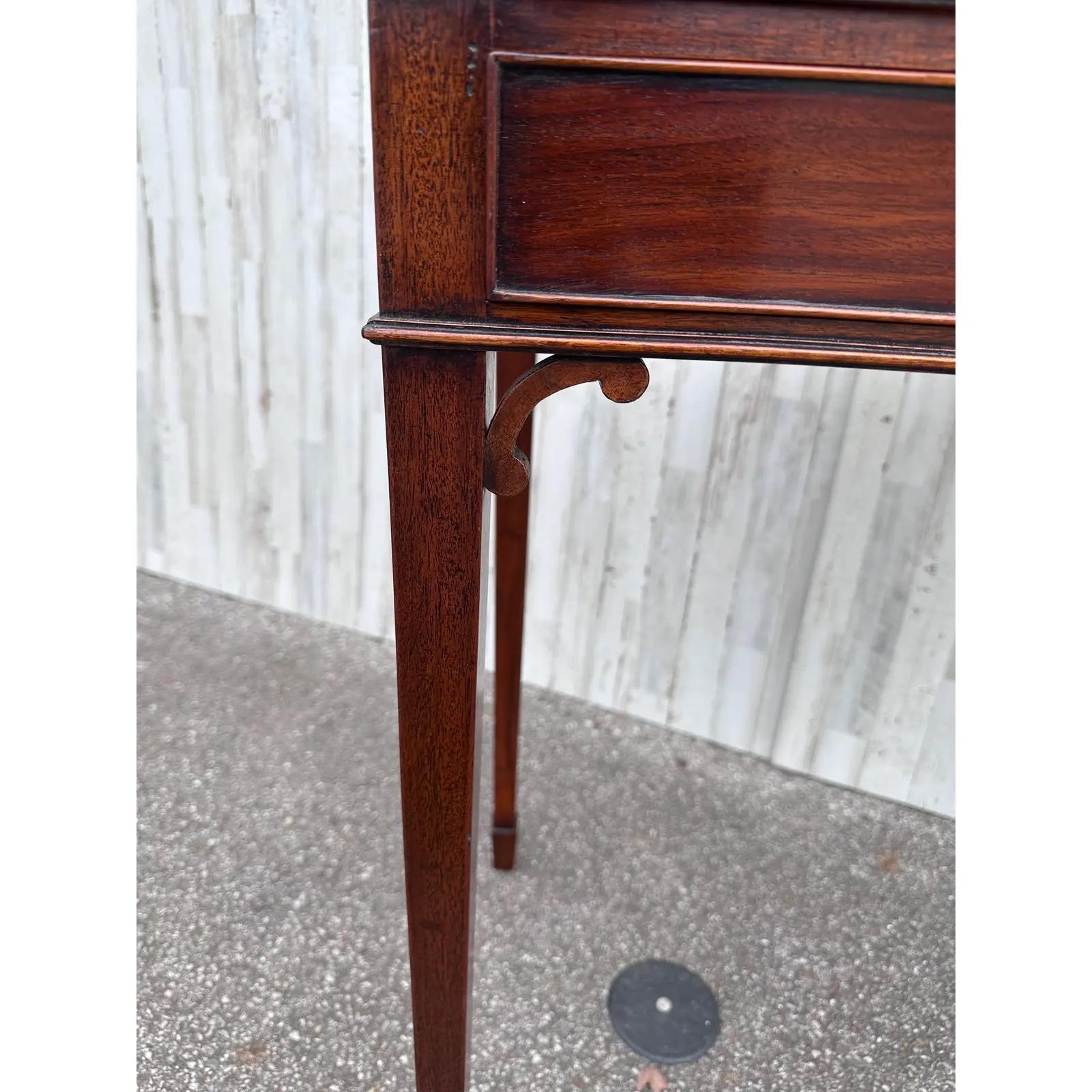 Hardwood 19th Century English Side Table For Sale
