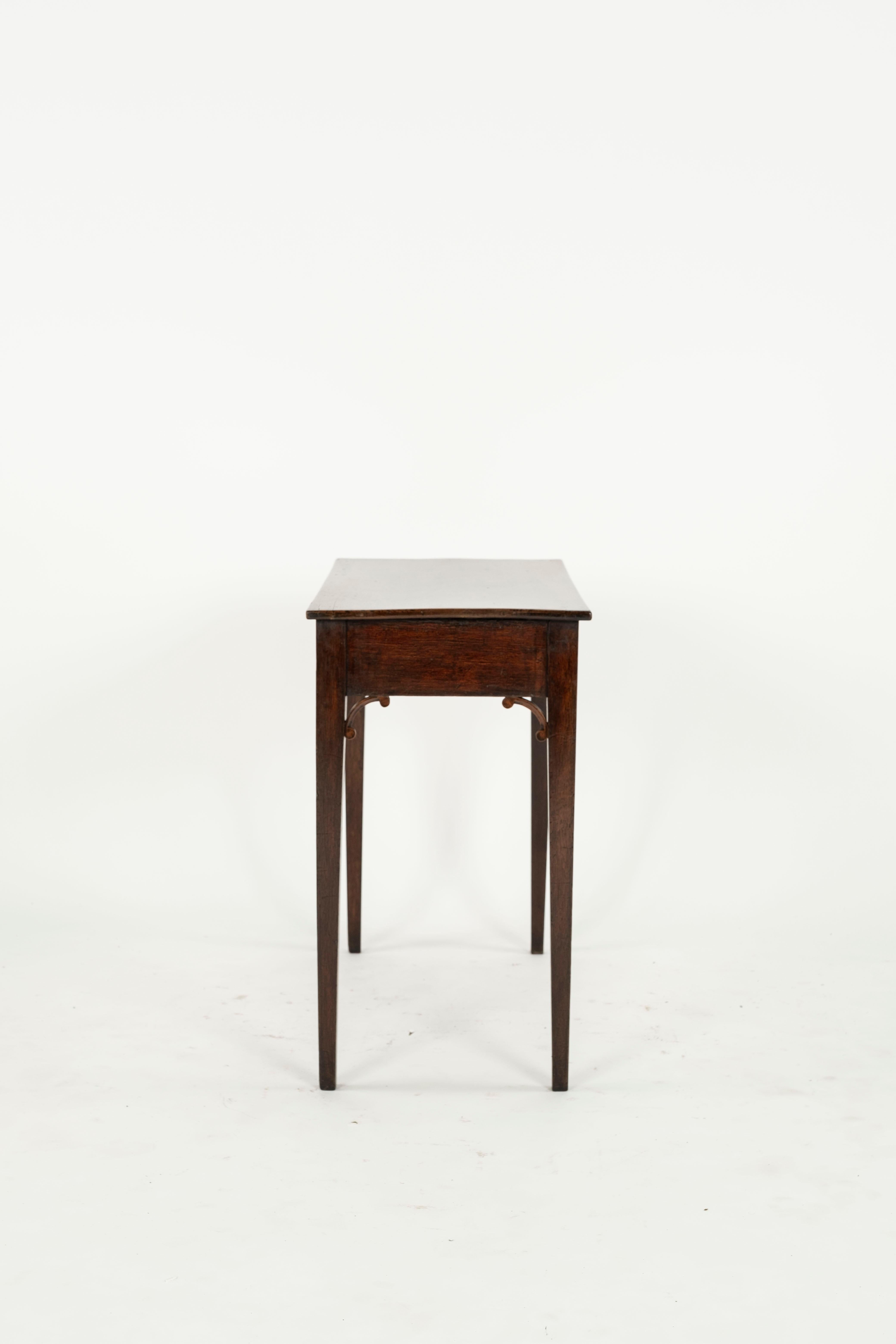 Mahogany 19th Century English Side Table For Sale