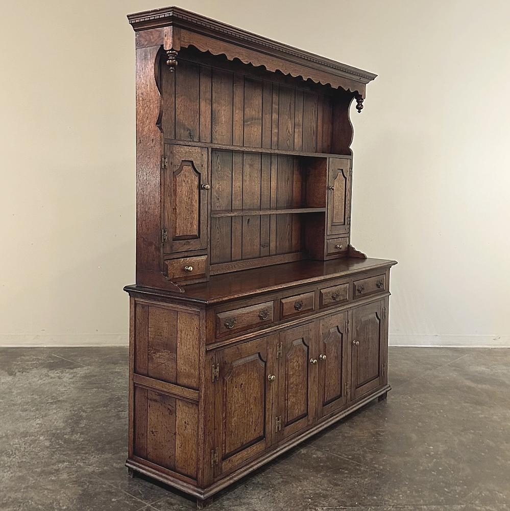 19th Century English Sideboard ~ Welsh Cupboard In Good Condition For Sale In Dallas, TX
