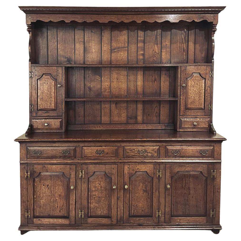 19th Century English Sideboard ~ Welsh Cupboard For Sale