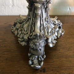 19th Century, English Silver and Crystal Figural Epergne