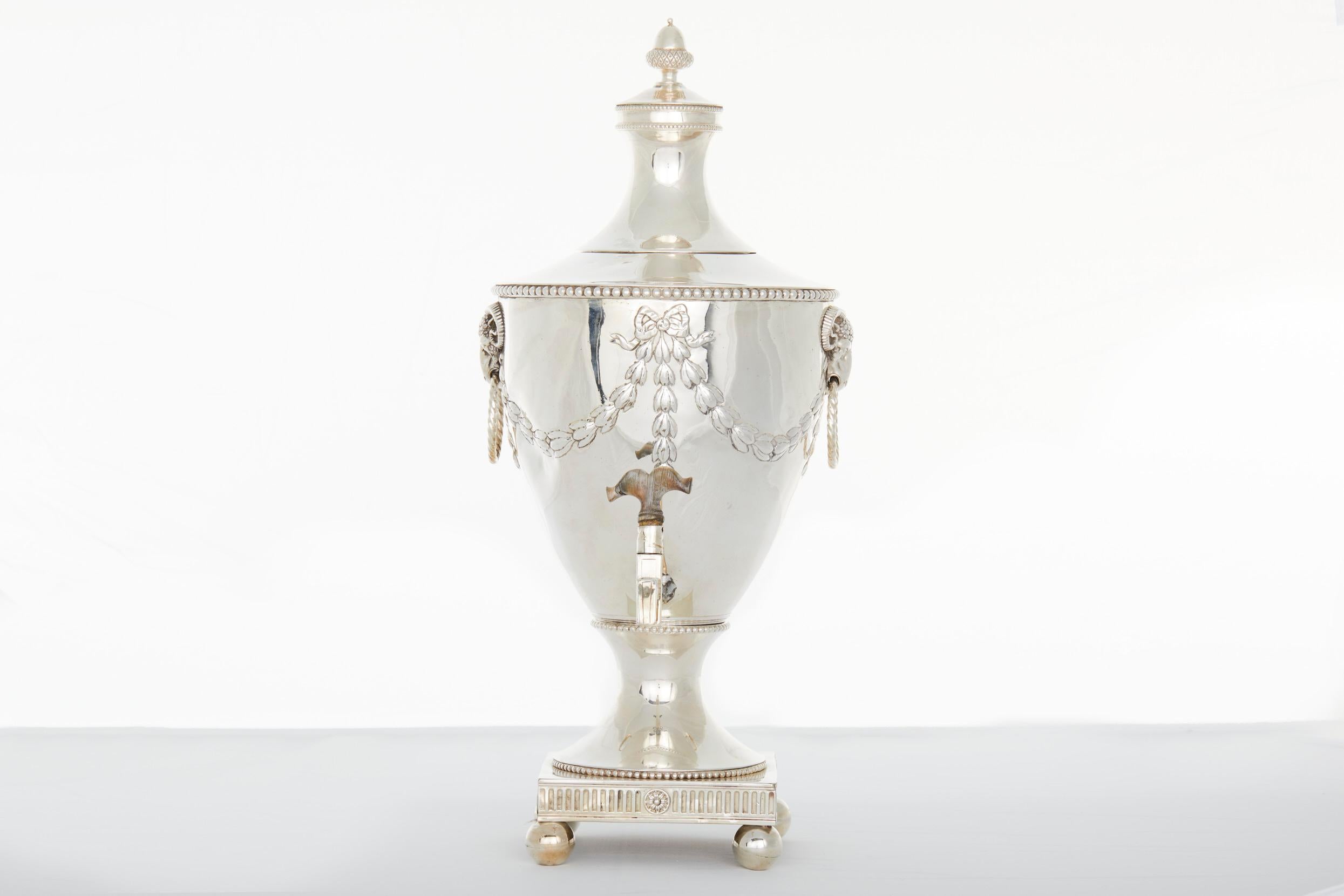 19th Century English Silver Plate Samovar / Tea Urn For Sale 7