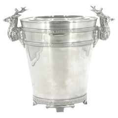 19th Century English Silver Plate Wine Cooler