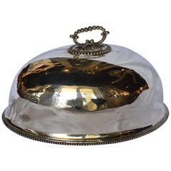 19th Century English Silver Plated Meat Dome