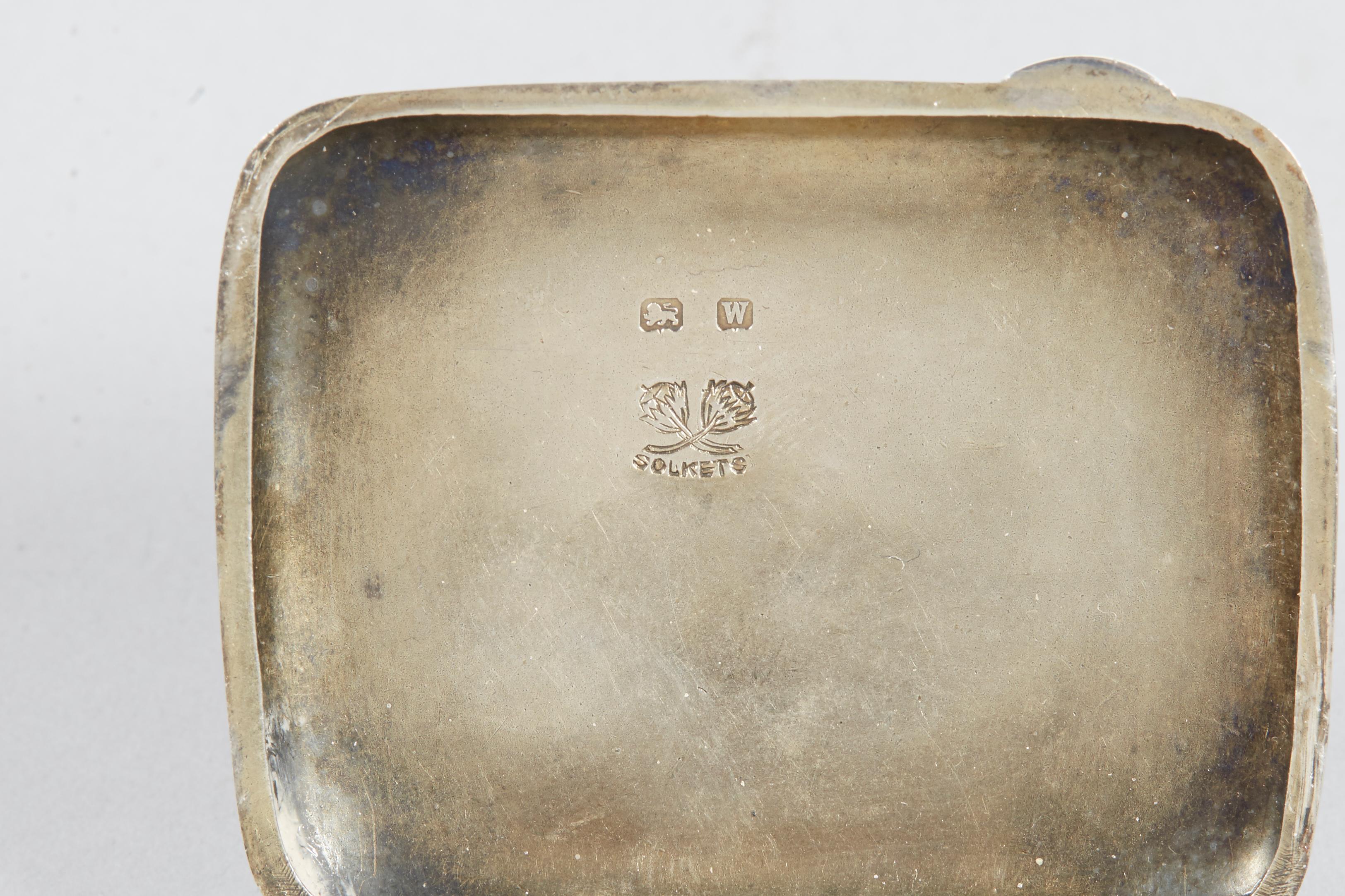 19th Century English Silver Vesta Case, Pocket Match Safes for Shabbat Lights 1