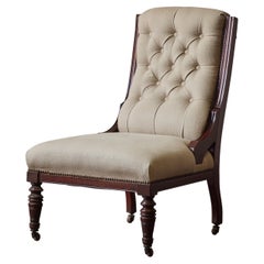 19th Century English Slipper Chair