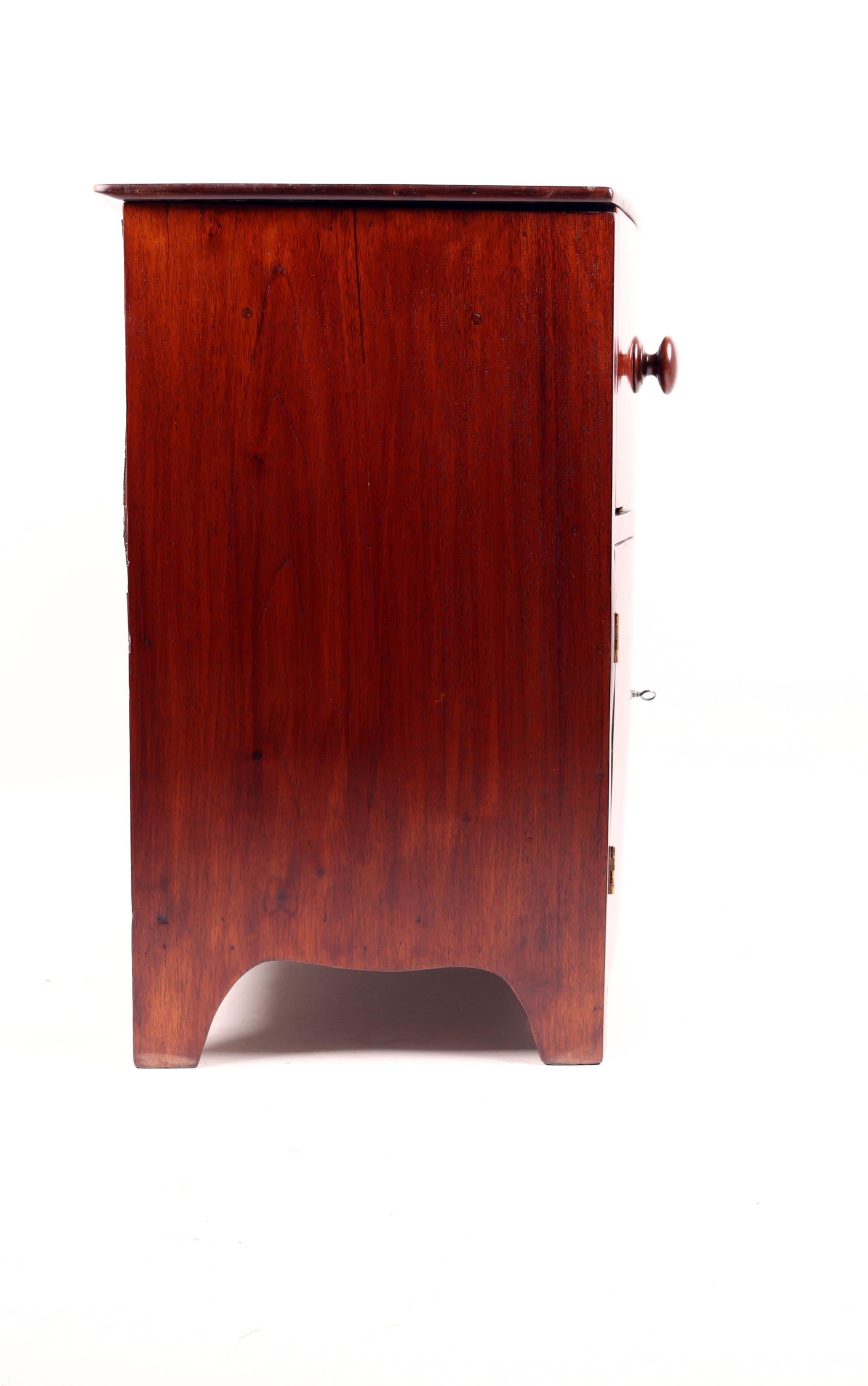 Anglais Petit meuble de rangement ou mini-armoire de bar anglais du 19ème siècle en vente