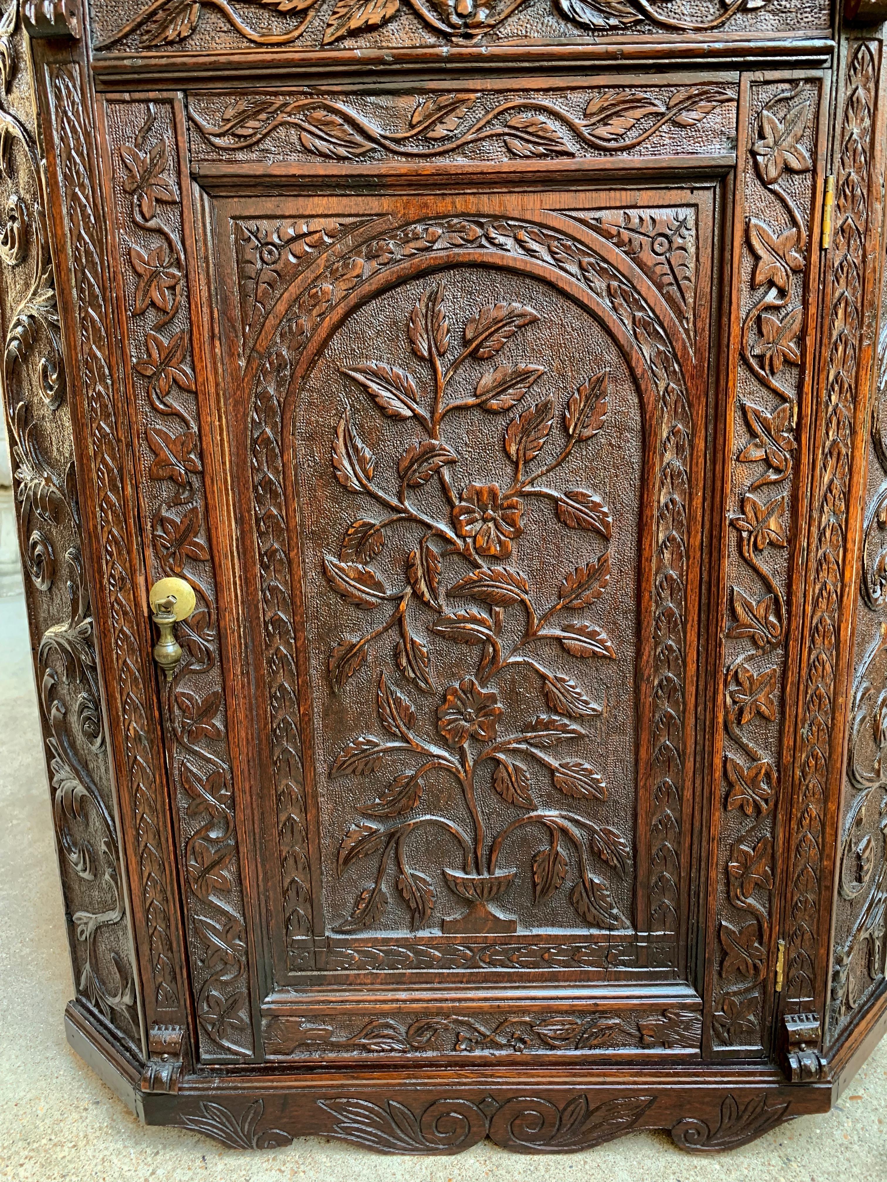 victorian wall cabinet