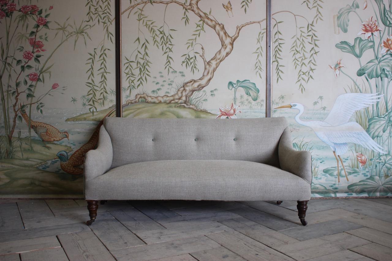 19th Century English Sofa of Small Proportions 6