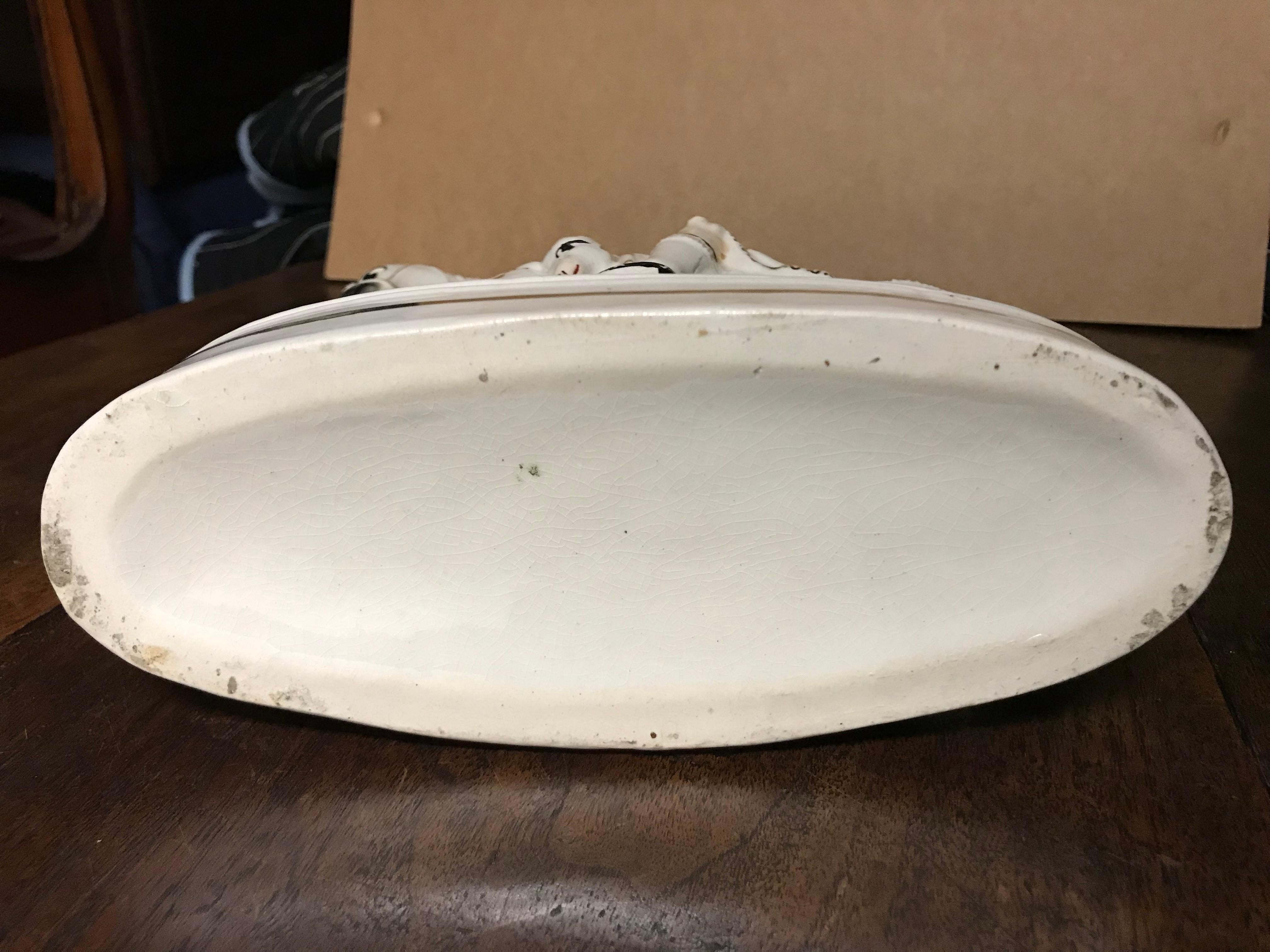 Cazador escocés a caballo de Staffordshire inglés del siglo XIX en venta 5