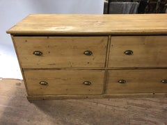 19th Century English Store Counter in Pine