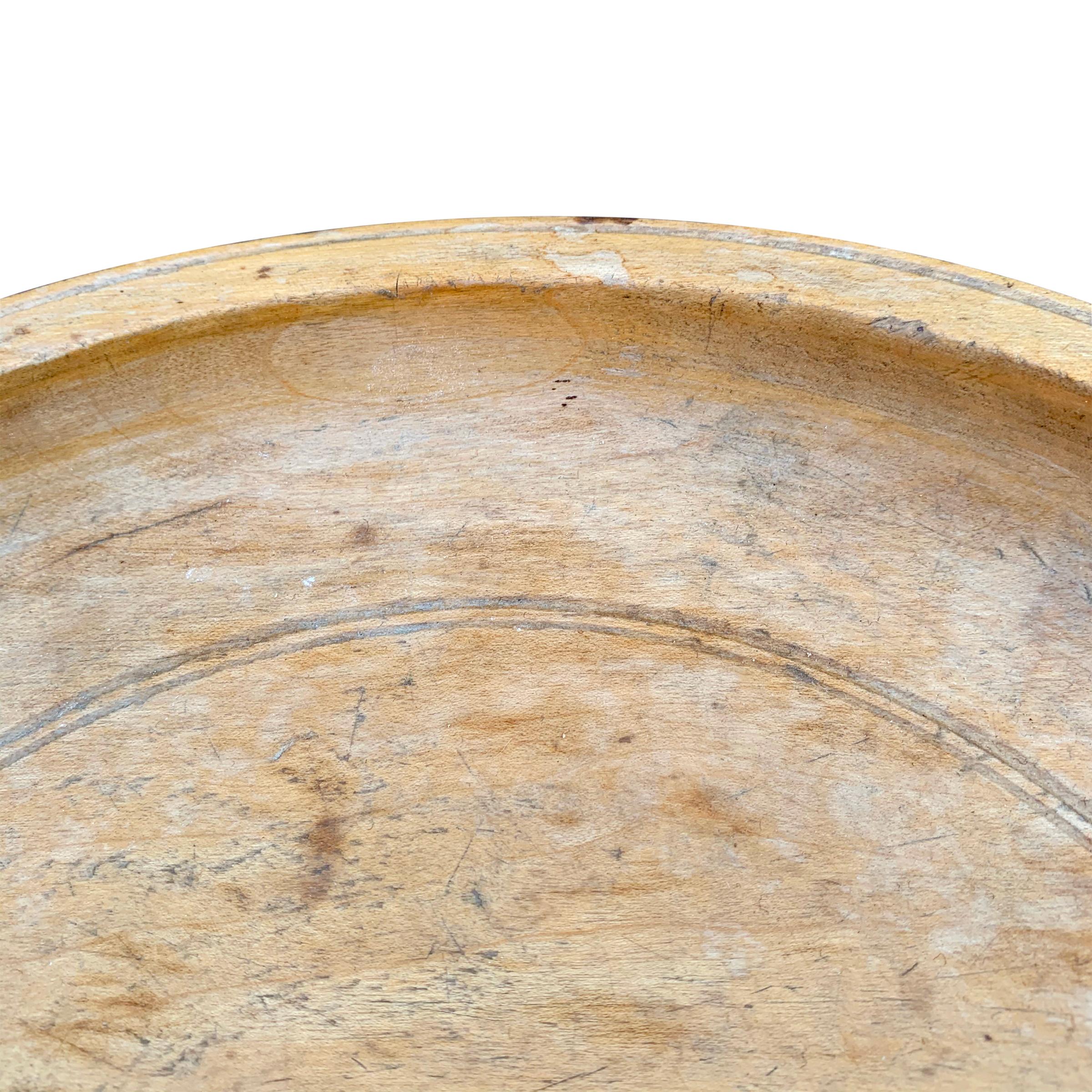 Turned 19th Century English Sycamore Treen Bowl For Sale