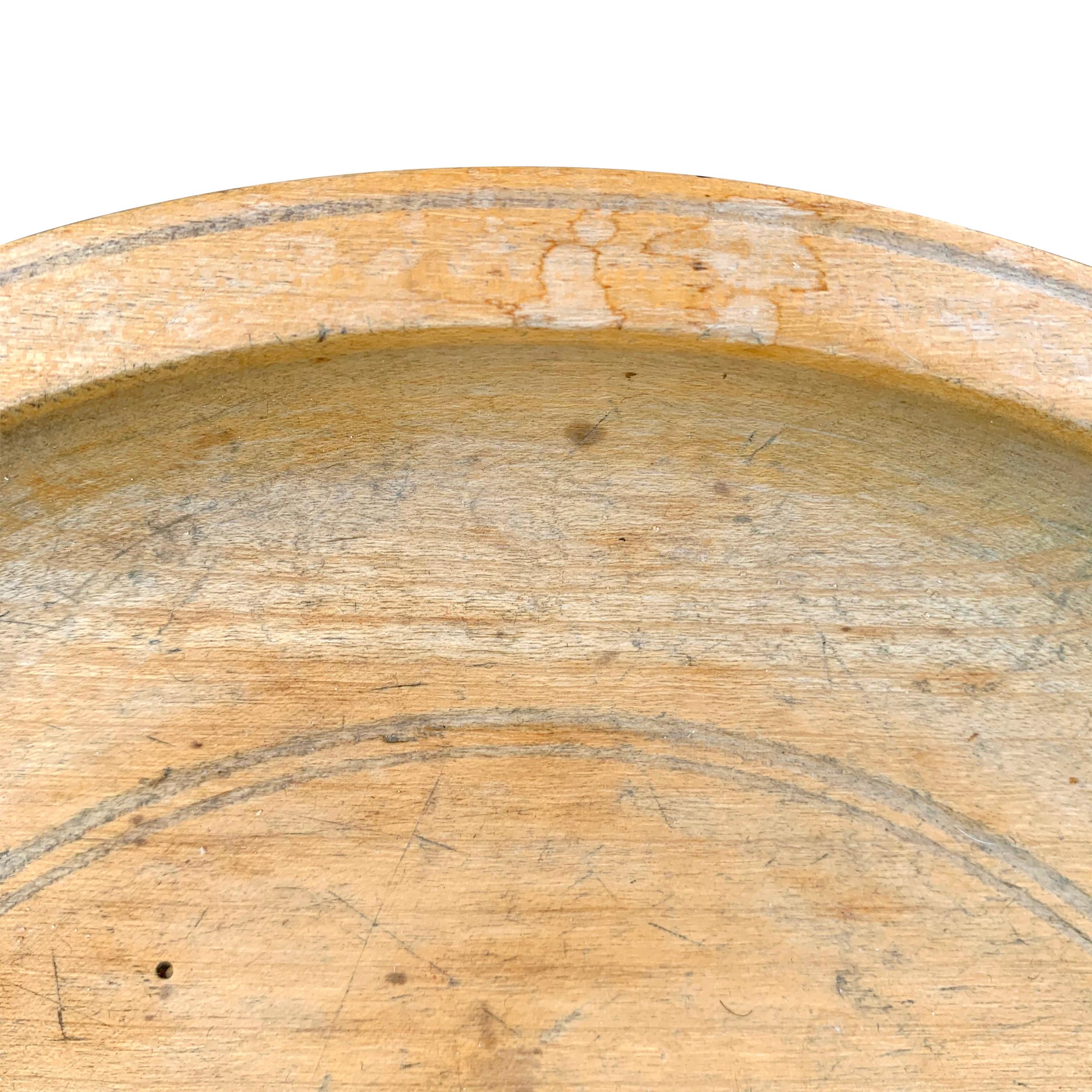 19th Century English Sycamore Treen Bowl For Sale 1