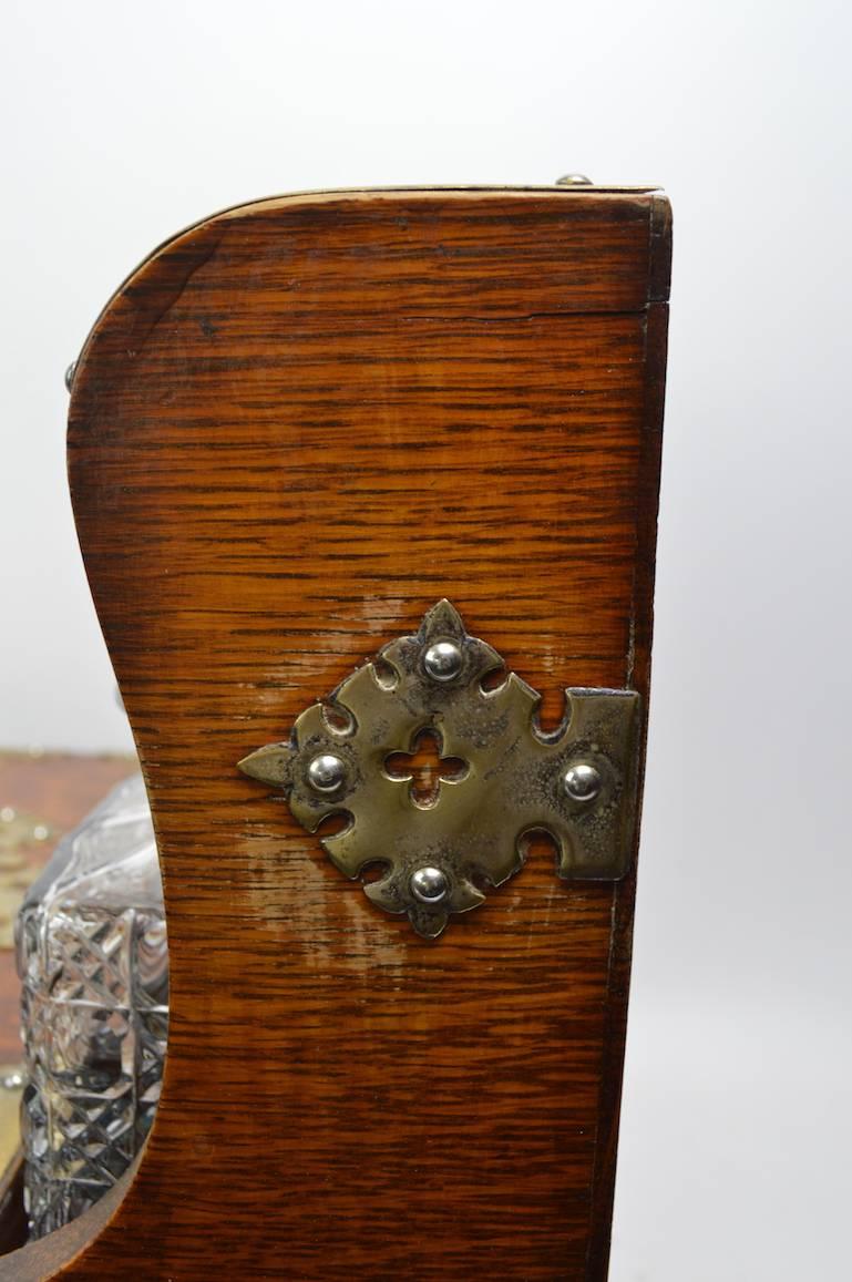 19th Century English Tantalus by Branah London 2