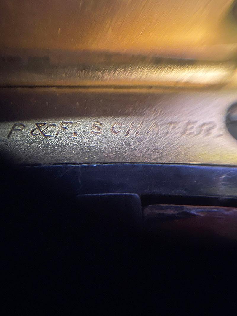 Boite à thé anglaise du 19ème siècle par P. & A. I.P., Londres Bon état - En vente à Delft, NL