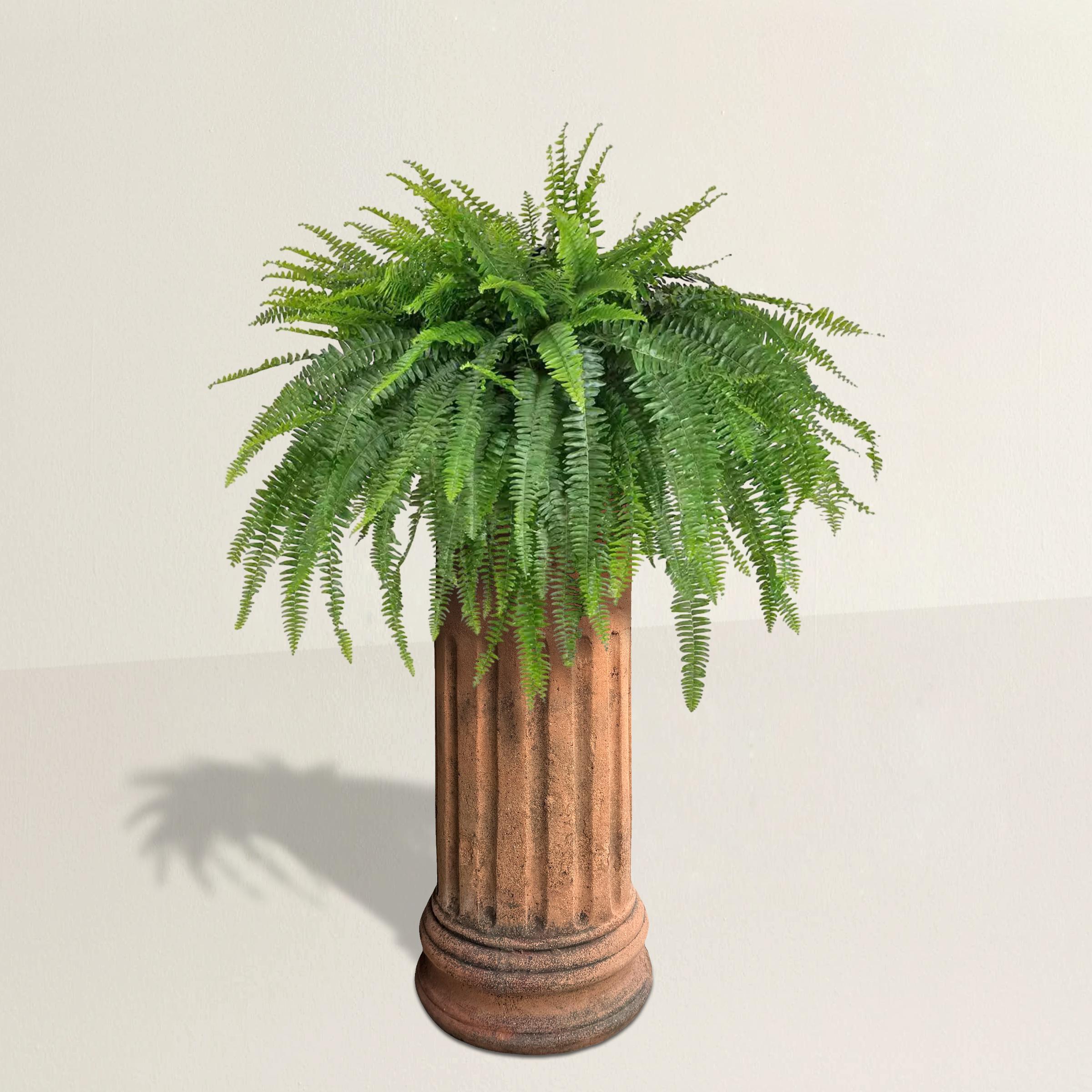Country 19th Century English Terracotta Chimney Pot