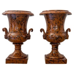 Large 19th Century English Terracotta Urns