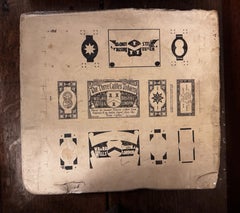 19th Century English Tobacco Lithograph Stone from W.D. 
H.O. Wills Tobacco