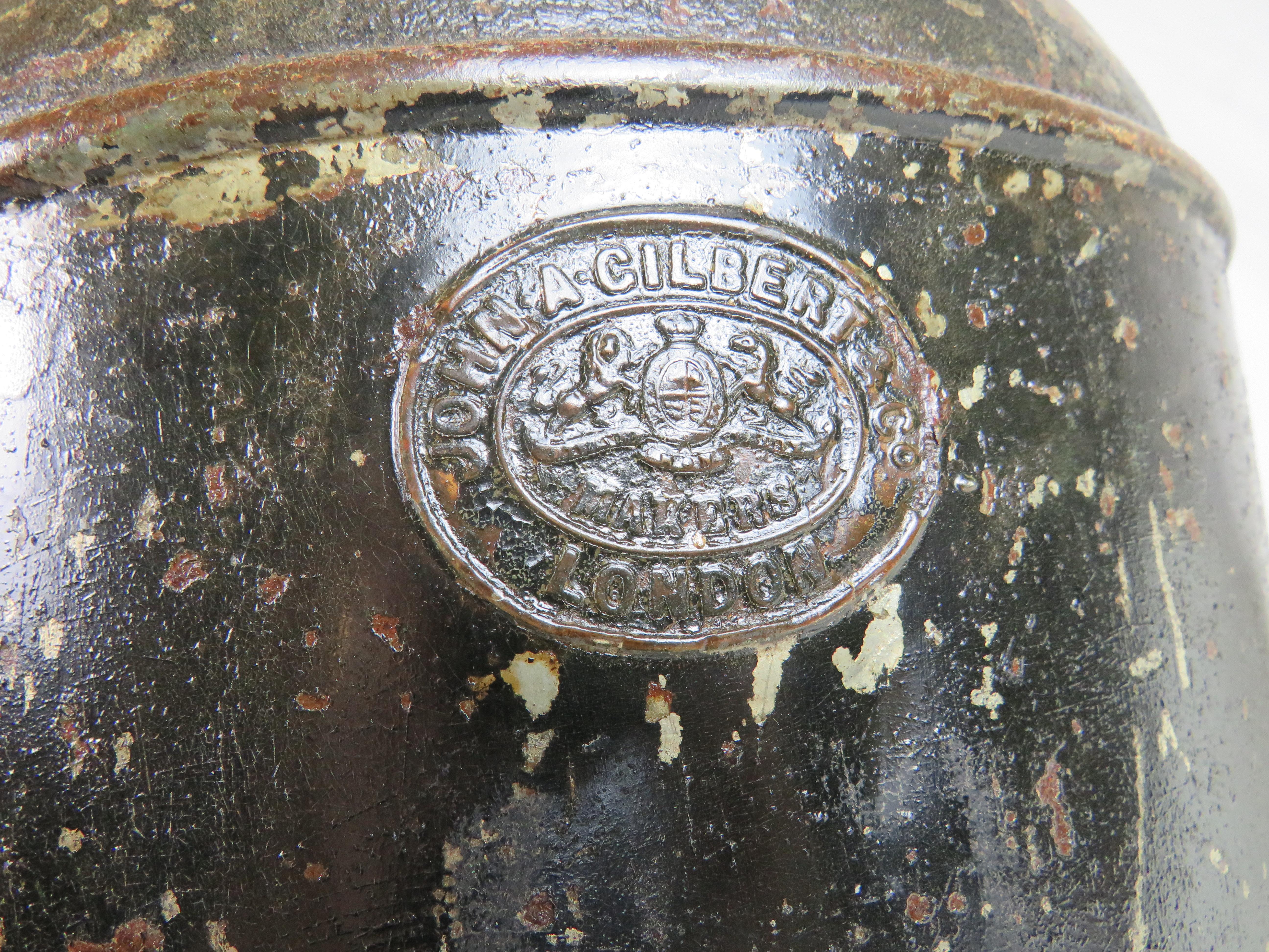19th Century English Tole Store Tea Caddy Converted to Lamp In Fair Condition In Nantucket, MA