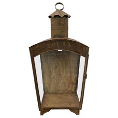 Antique 19th Century English Tole Wall-Mount Lantern