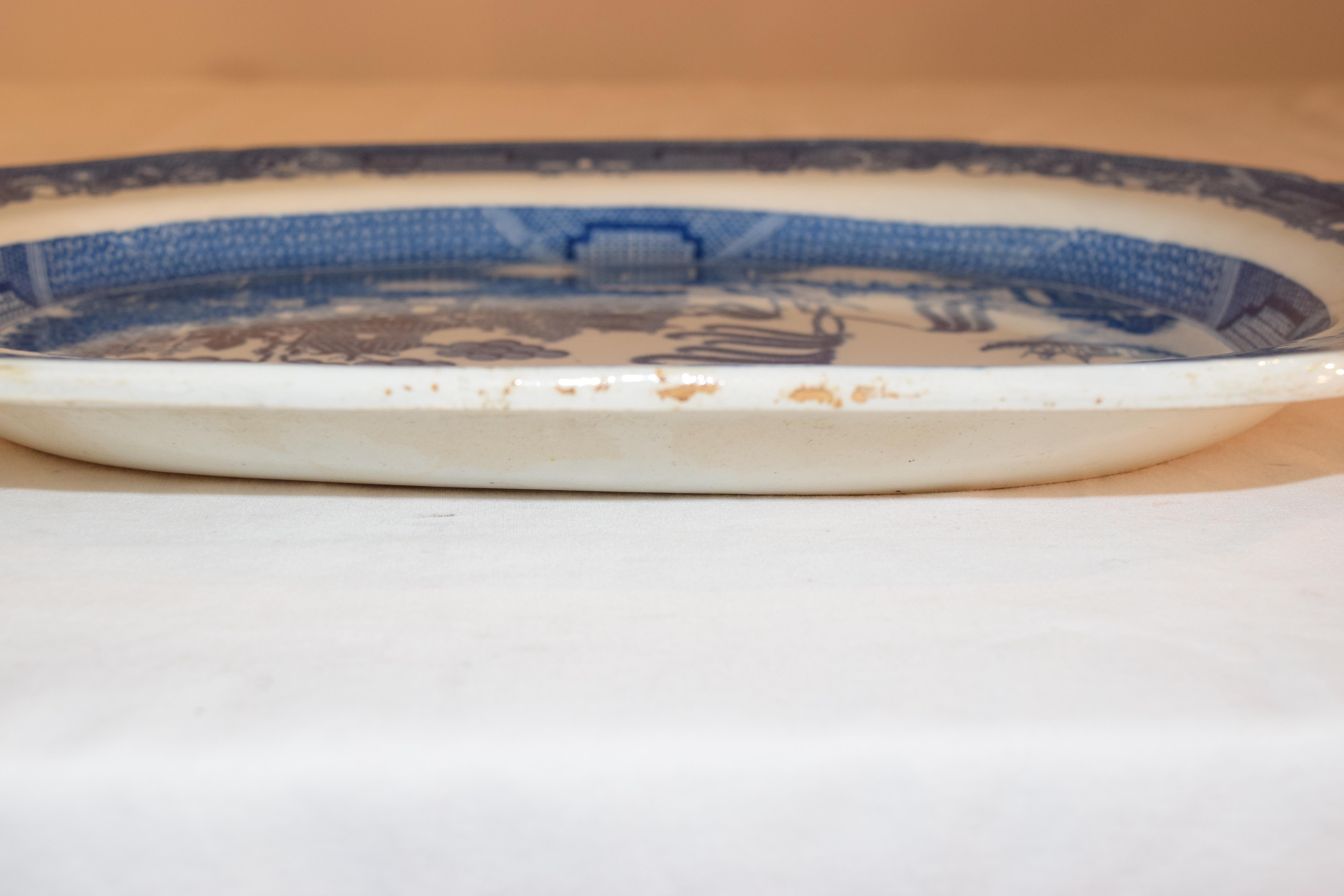 19th Century English Transfer Platter For Sale 1