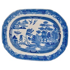 Used 19th Century English Transfer Platter