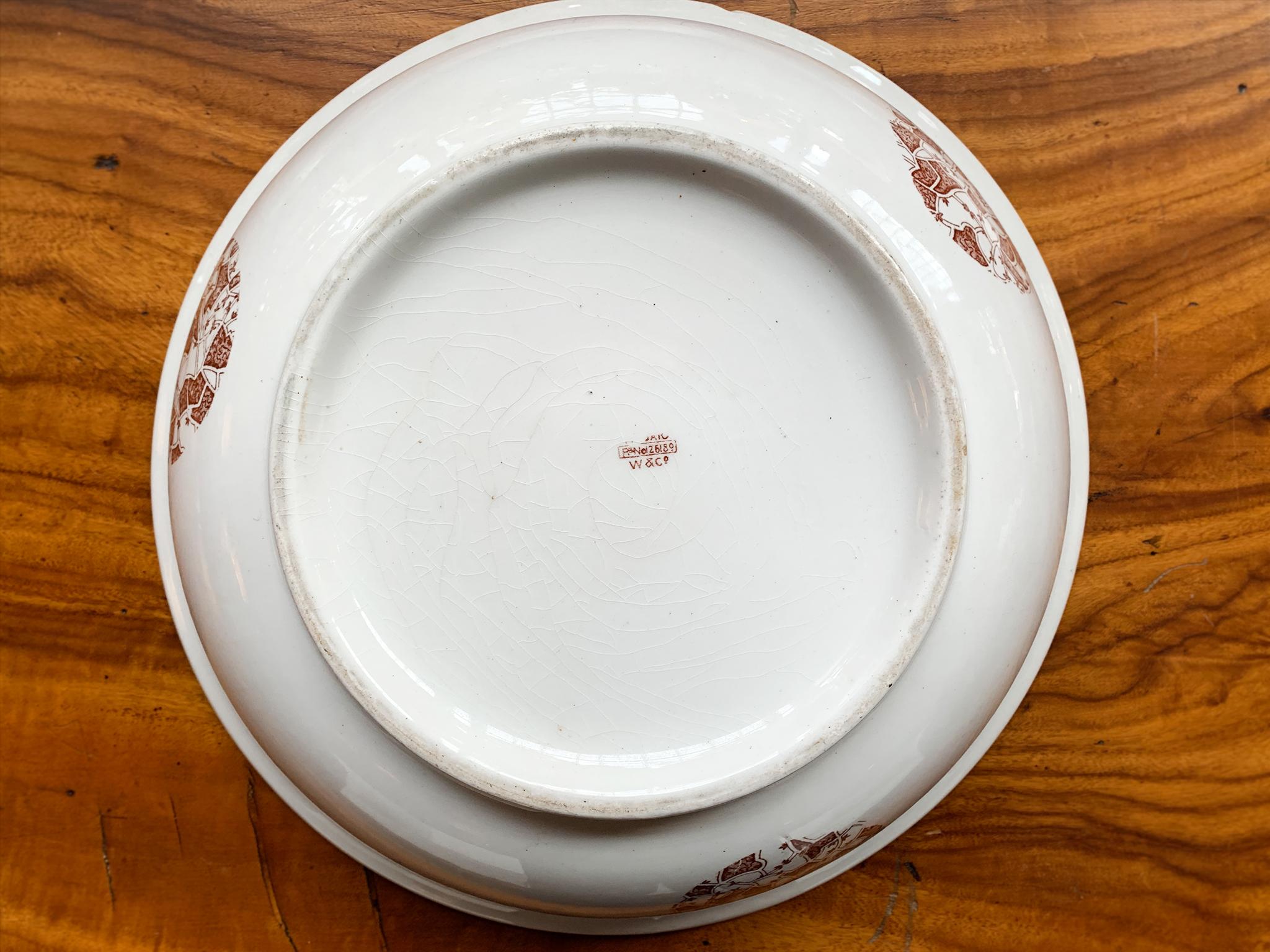 19th Century English Transferware Bowl For Sale 4