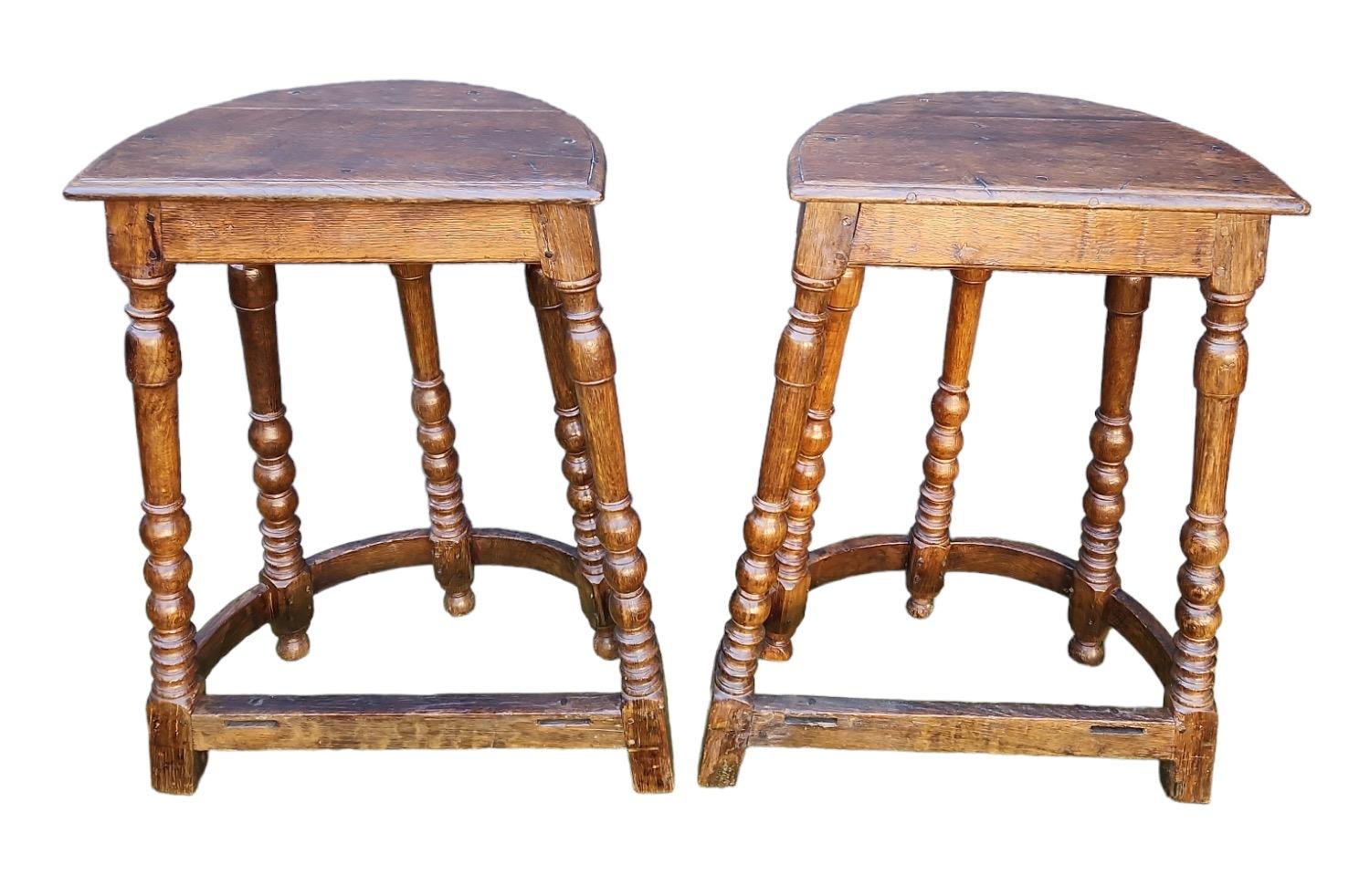 19th Century English Trestle Console Tables In Good Condition For Sale In Los Angeles, CA