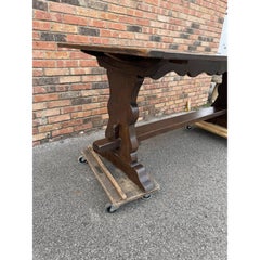 19th Century English Trestle Table