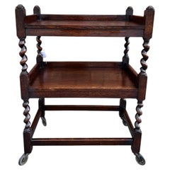 19th Century English Trolley With Barley Twist Legs
