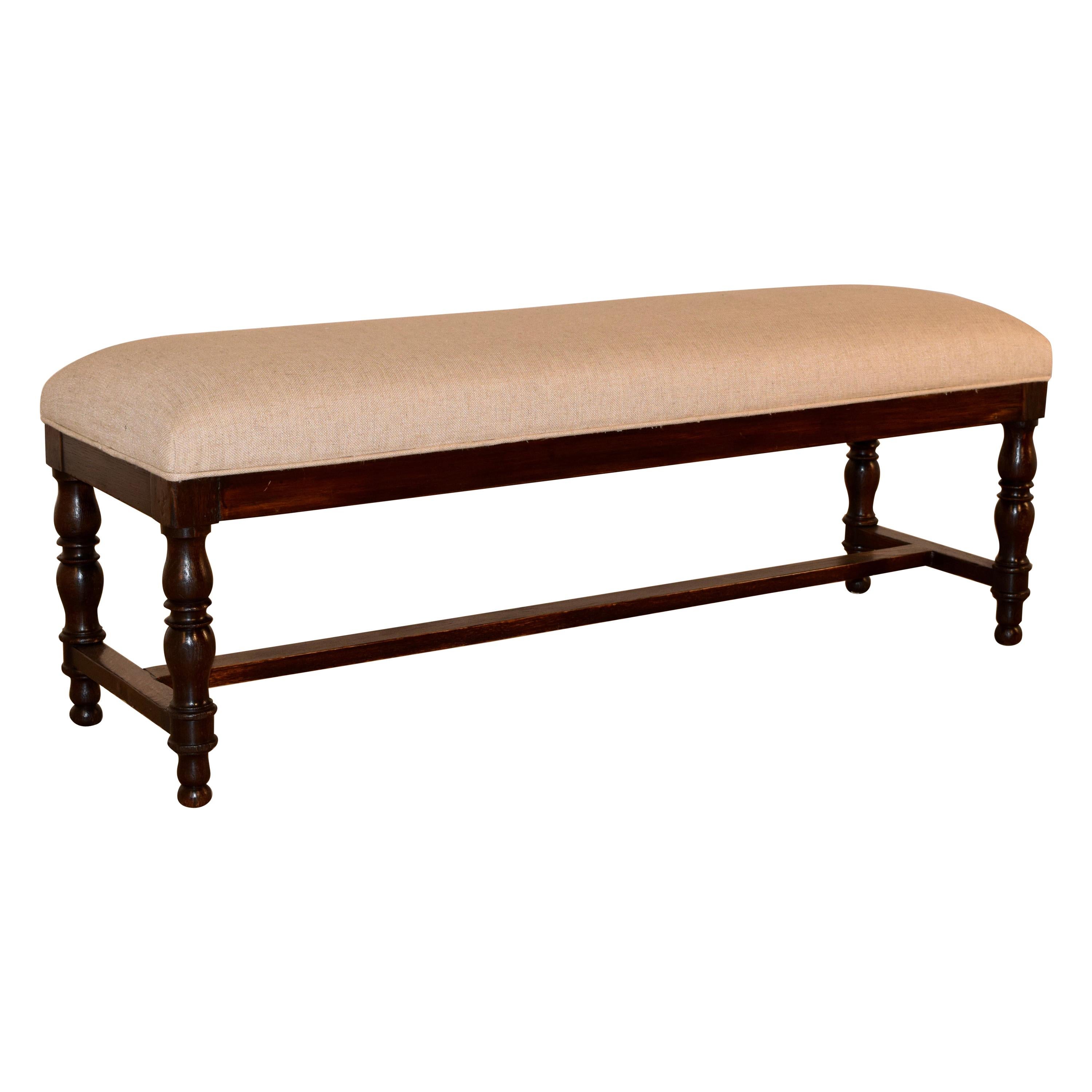 19th Century English Turned Bench