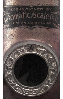 19th Century English Victorian Brass Merchants Scale