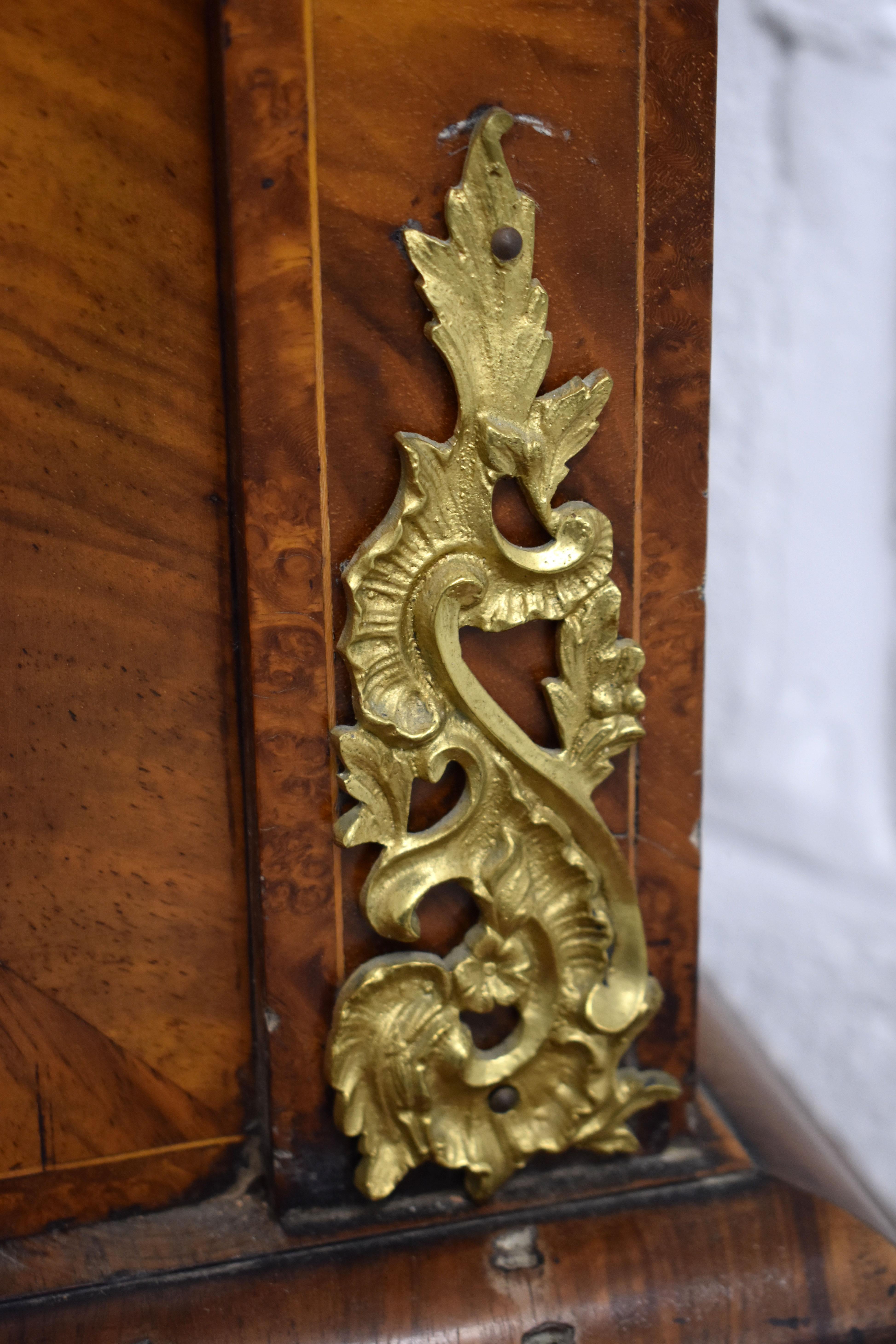 19th Century English Victorian Burr Walnut Two-Door Bookcase 4