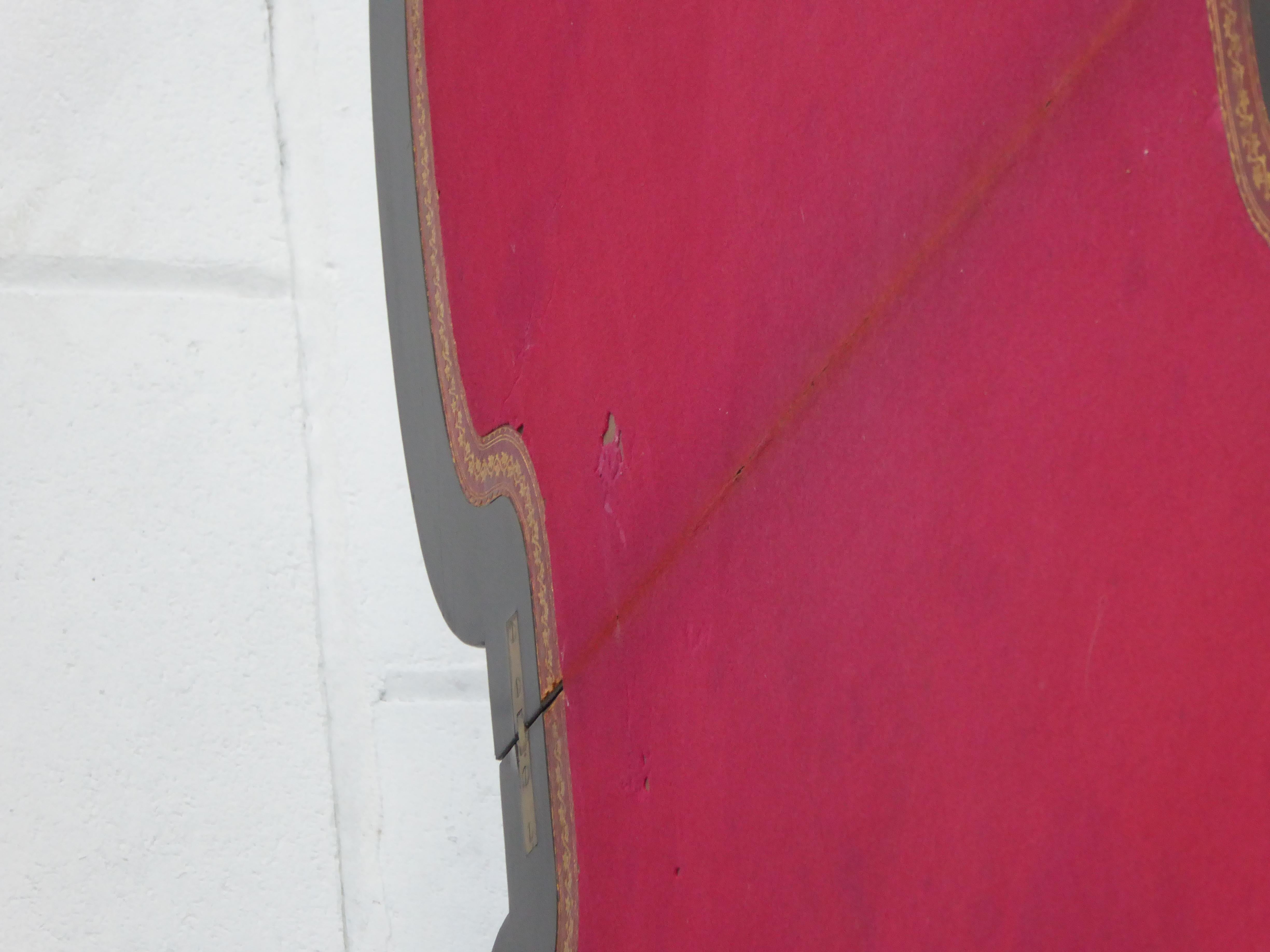 19th Century English Victorian Ebonized Card Table 1