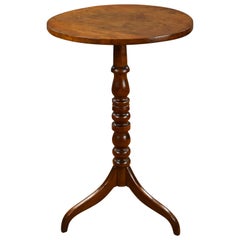 19th Century English Victorian Elm Occasional Table