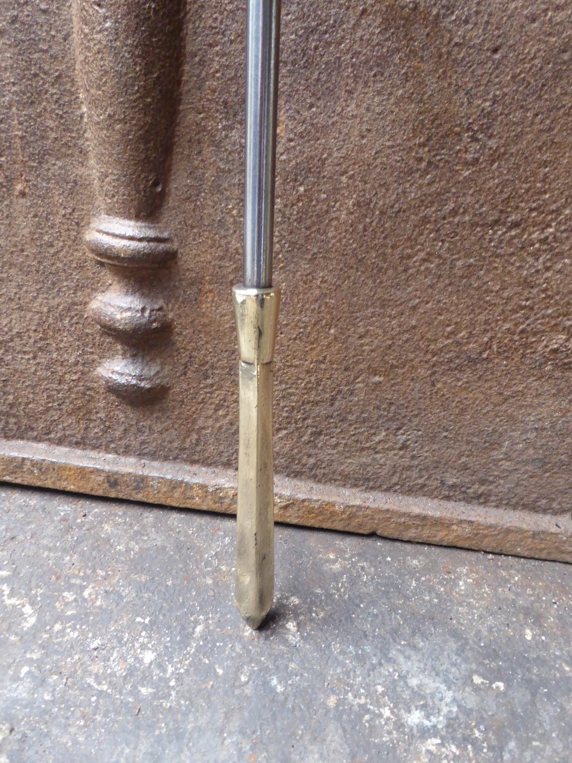 British 19th Century English Victorian Fireplace Poker For Sale