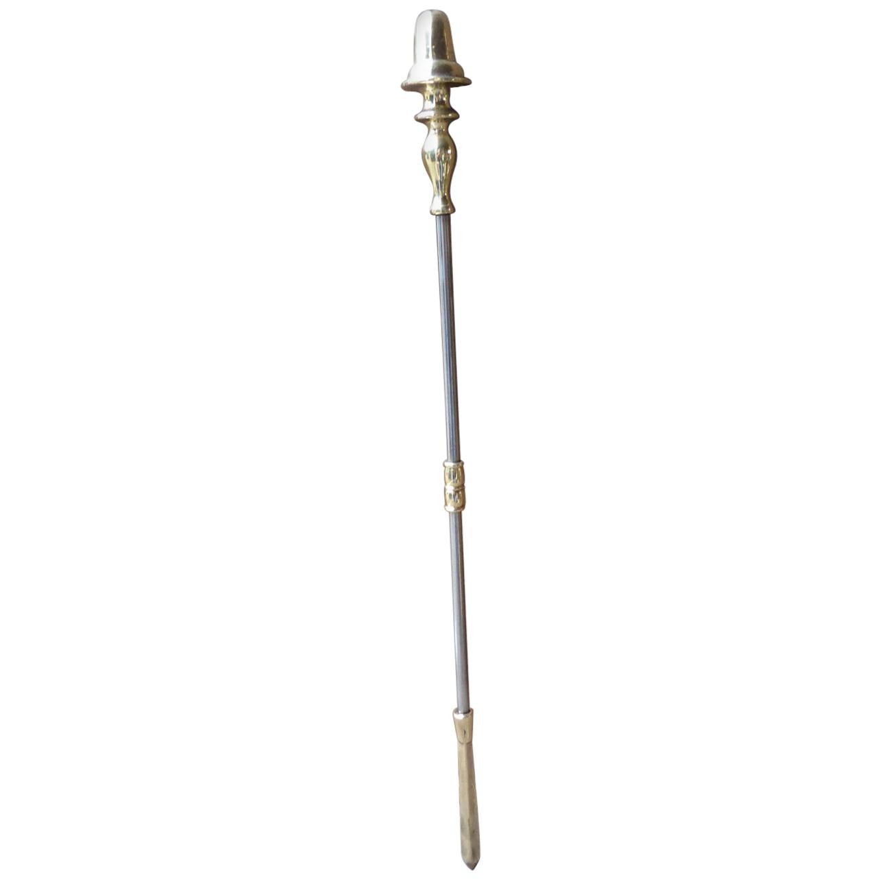 19th Century English Victorian Fireplace Poker For Sale
