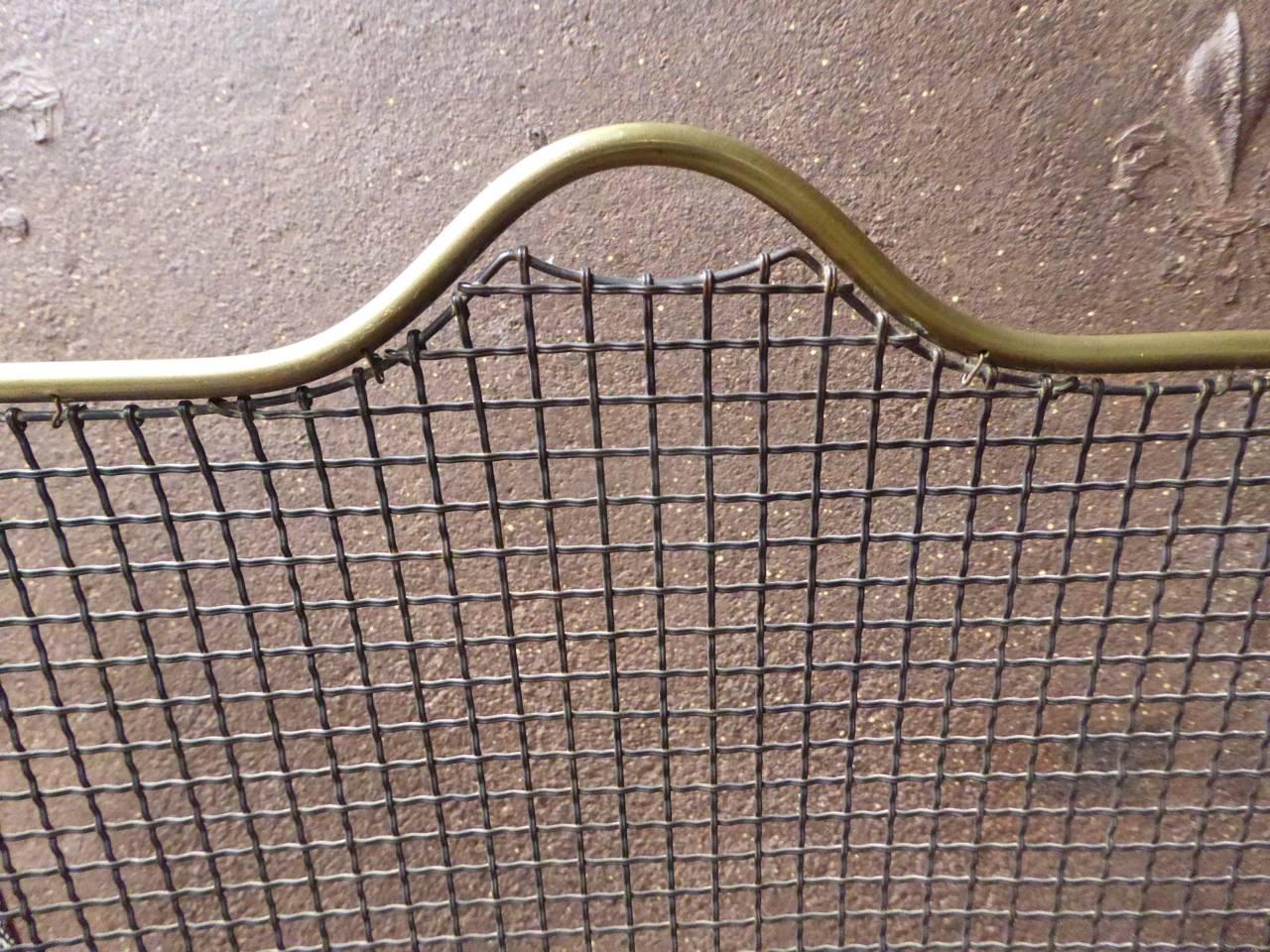19th Century English Victorian Fireplace Screen or Fire Screen 4