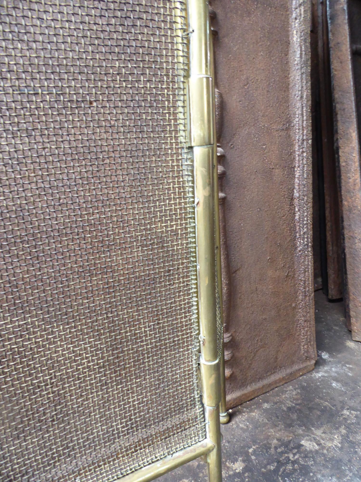 19th Century English Victorian Fireplace Screen or Fire Screen 6