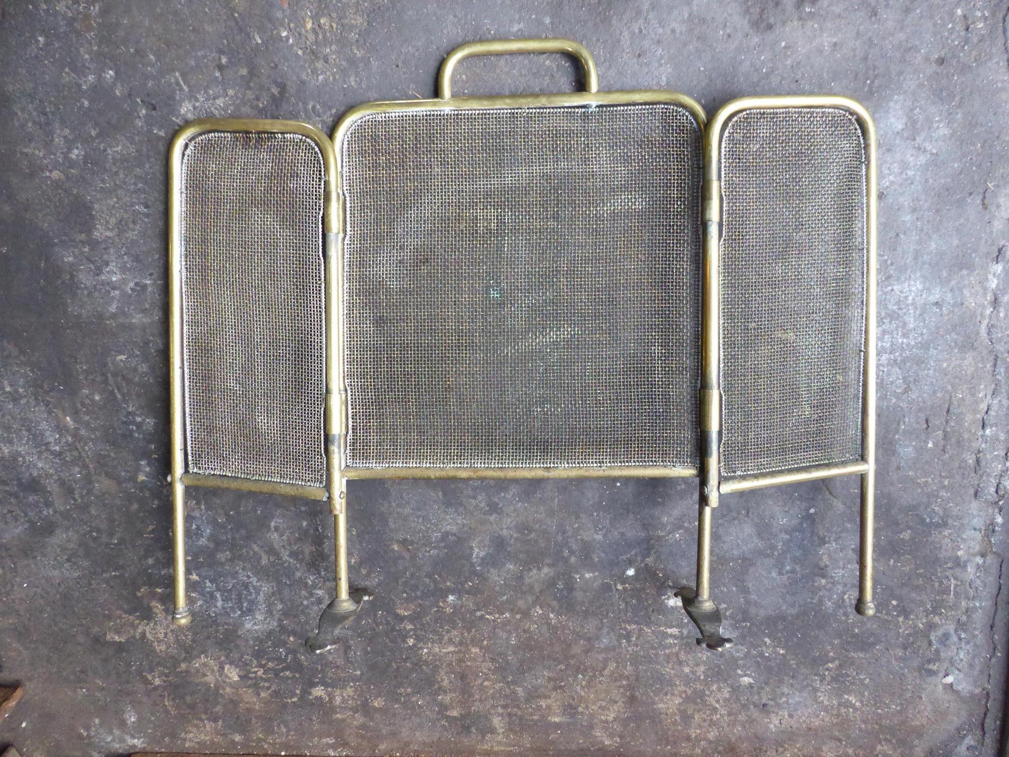 19th Century English Victorian Fireplace Screen or Fire Screen 7