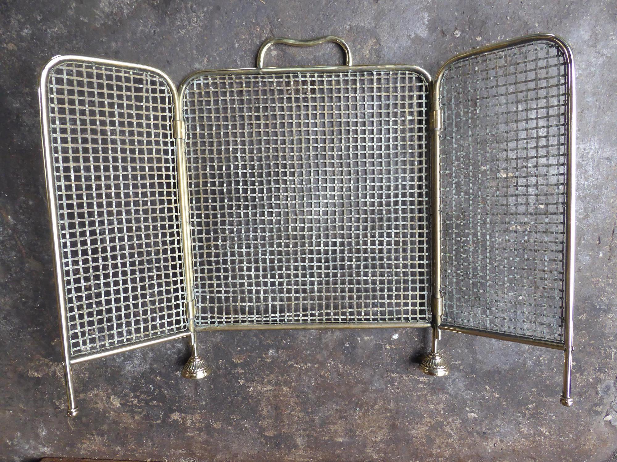 19th Century English Victorian Fireplace Screen or Fire Screen 7