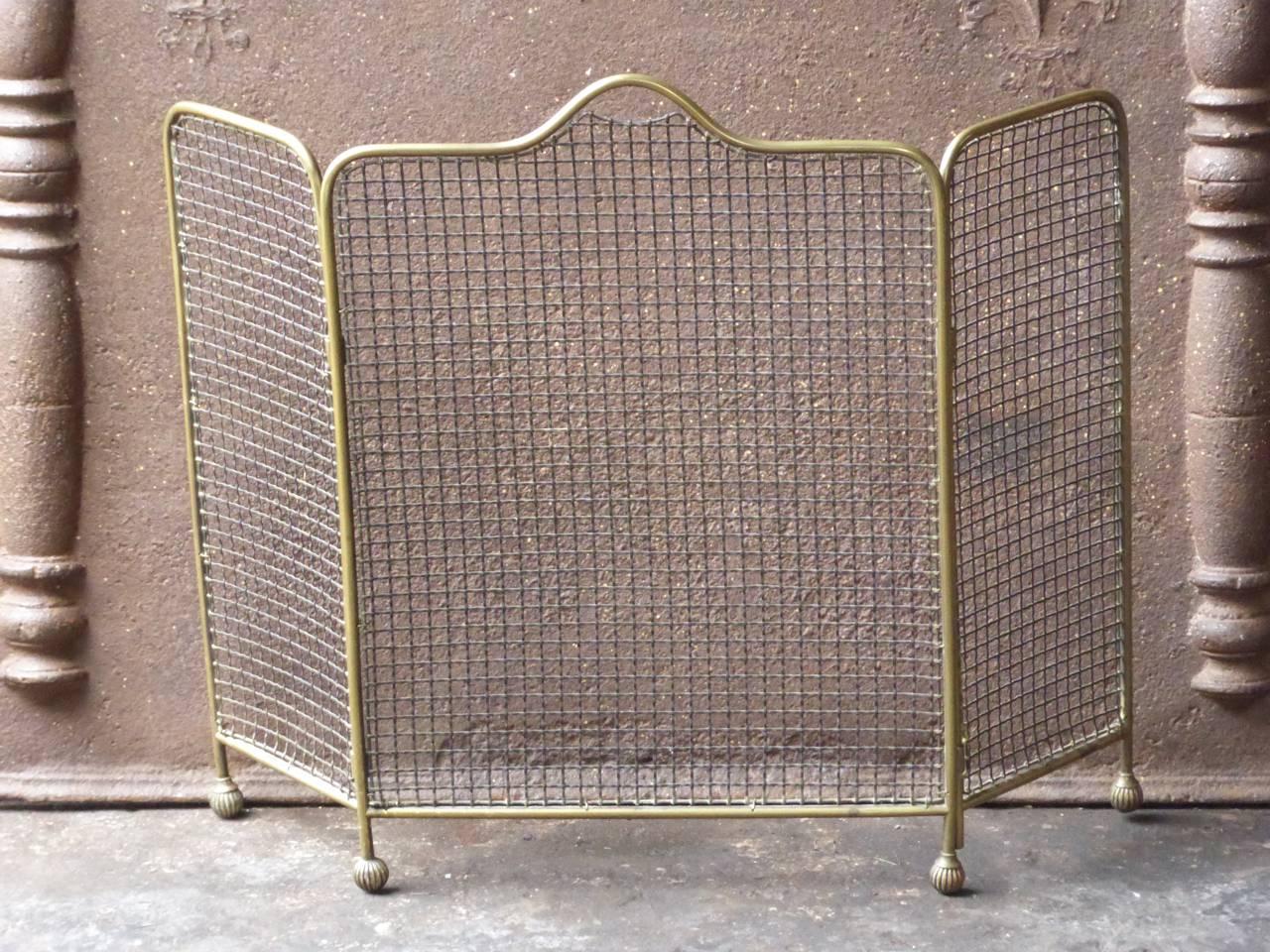 19th century English Victorian fireplace screen made of brass.

We have a unique and specialized collection of antique and used fireplace accessories consisting of more than 1000 listings at 1stdibs. Amongst others, we always have 300+ firebacks,