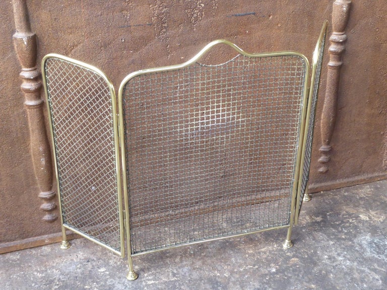 19th Century English Victorian Fireplace Screen or Fire Screen at 1stDibs